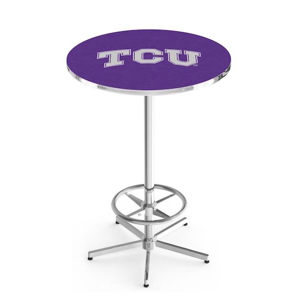 42" Chrome TCU Pub Table